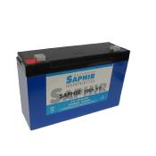 Saphir 100S  V0 Batterie 6V 12Ah  Plomb Étanche